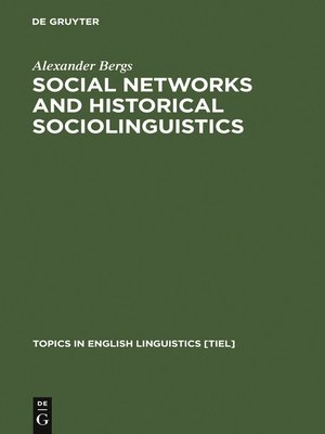 cover image of Social Networks and Historical Sociolinguistics